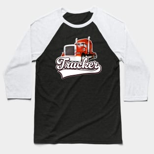 Trucker Logo Baseball T-Shirt